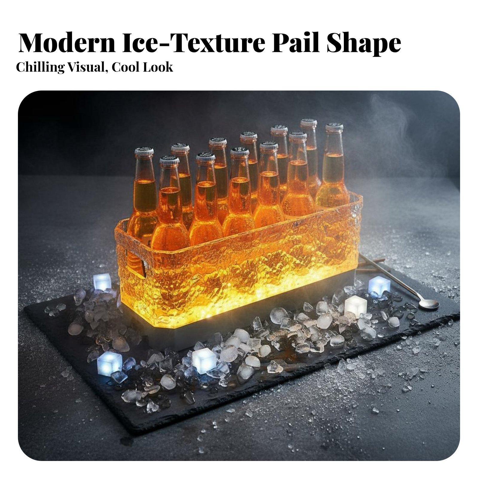 PC Plastic Ice Bucket for Drin - đánh giá và giá Beer Wine Up