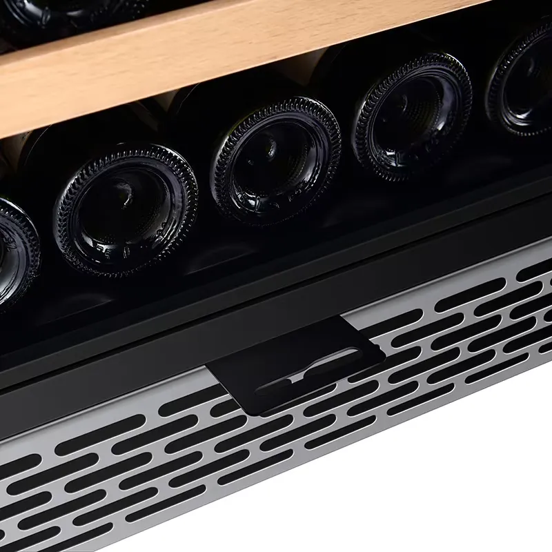 48 Bottle Wine Fridge Dual Gla - đánh giá và giá Wine Beer Fridge Cabinet