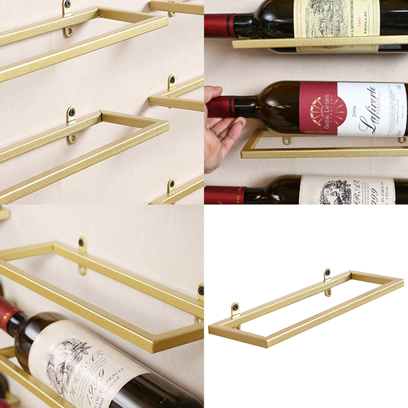 1PC Wall-Mounted Bar Wine Rack - đánh giá và giá Wine Beer Rack