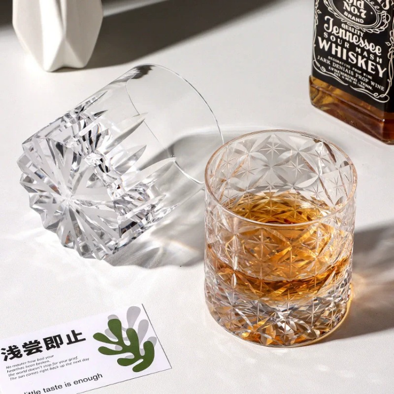 Handmade Whiskey Glass Edo Cut - đánh giá và giá Wine Beer And Spirits