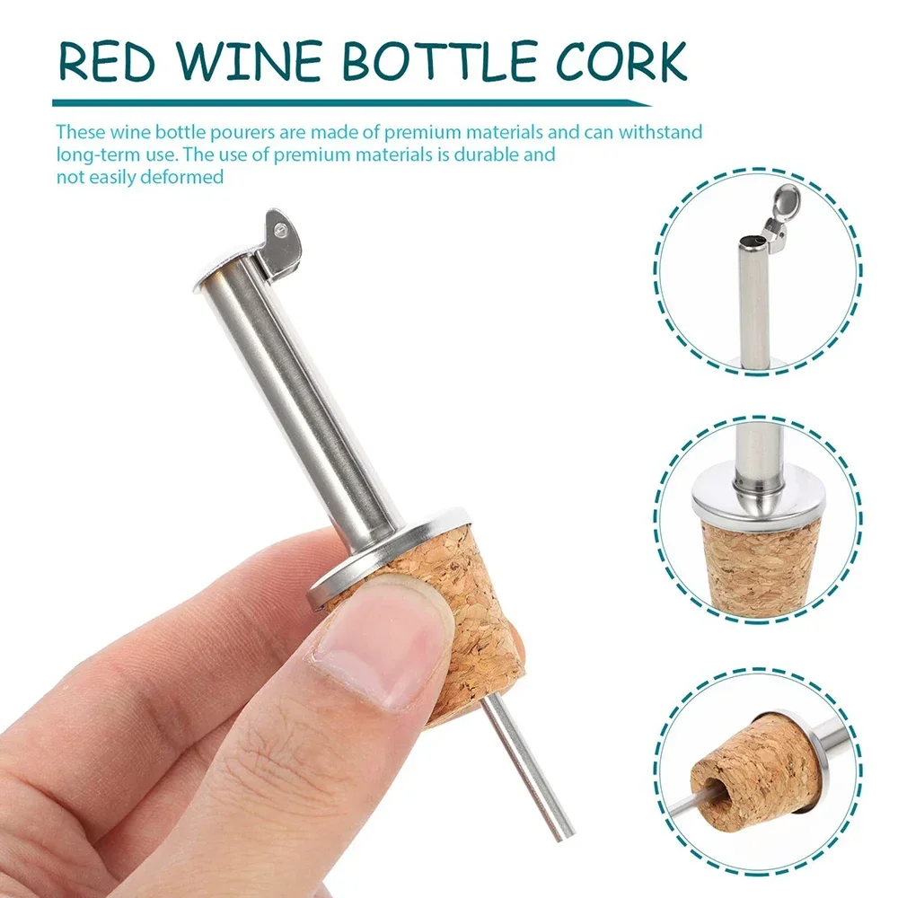 1PC Red Wine Cork Pourer Stain - đánh giá và giá Wine Beer And Spirits
