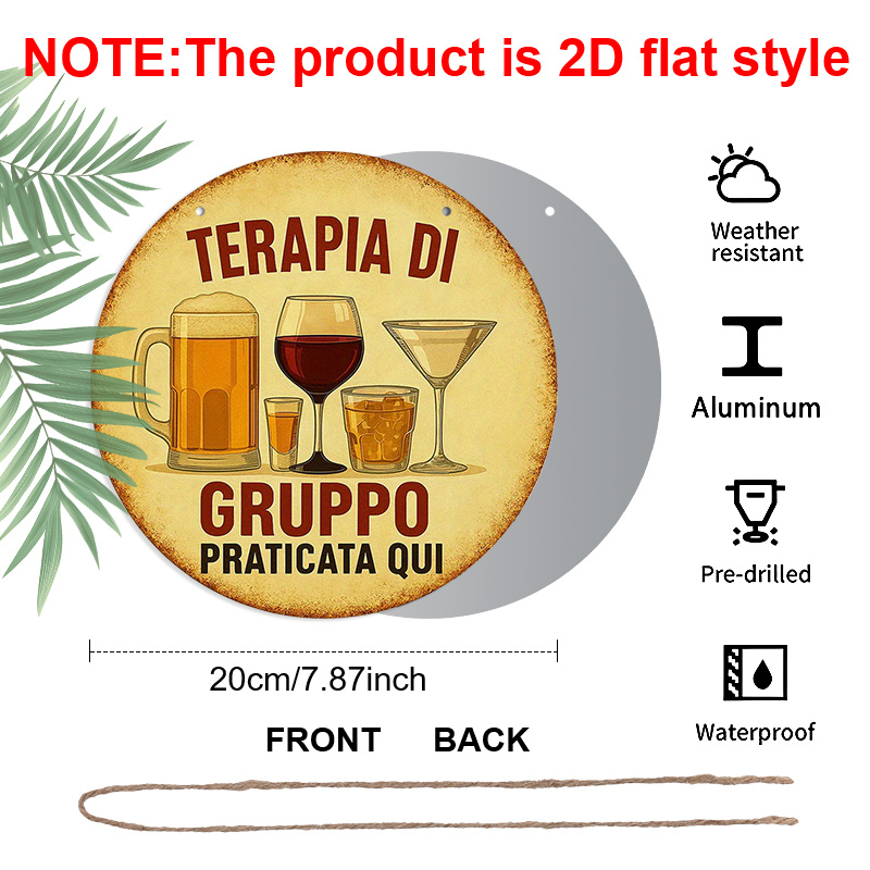 2D Flat, 1pc 7.87inch Round Al - đánh giá và giá Beer And Wine Quote