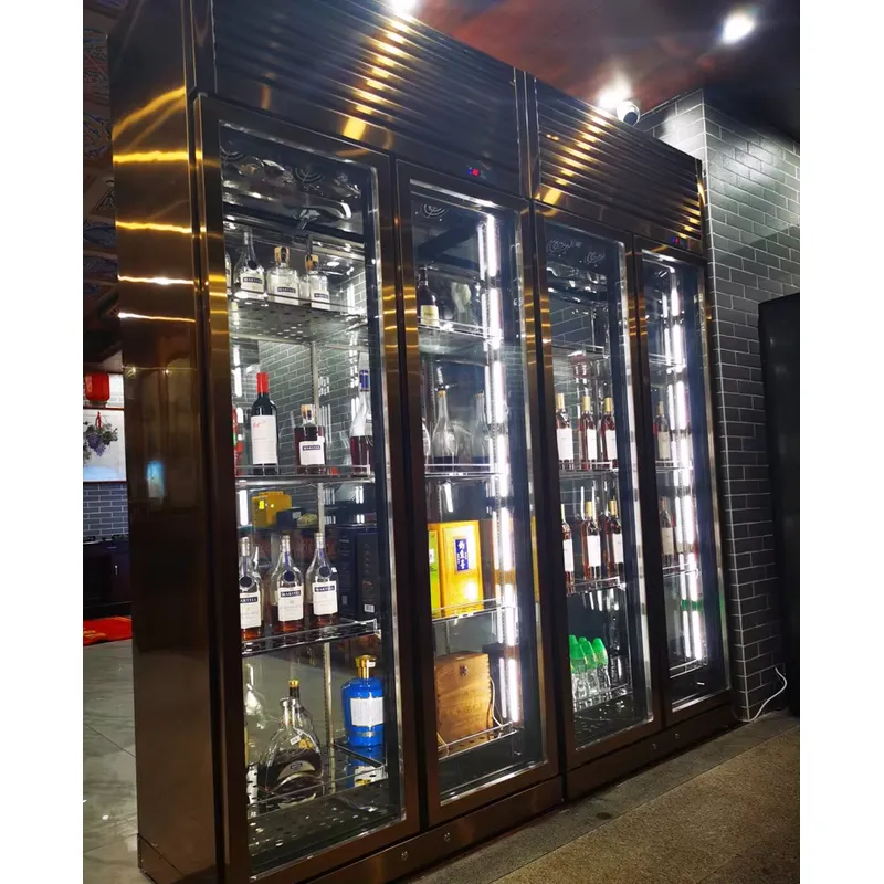 Electric 3 Glass Door Single-T - đánh giá và giá Wine Beer Fridge Cabinet