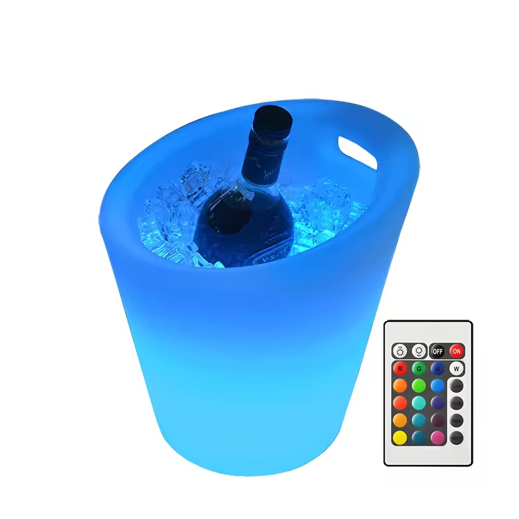 LED Light Up Ice Bucket 7 Colo - đánh giá và giá Beer Wine Up