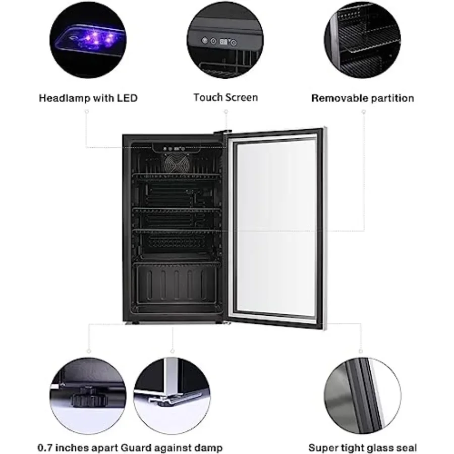26 Bottle 130 Can Wine Cooler/ - đánh giá và giá Wine Beer Fridge Cabinet