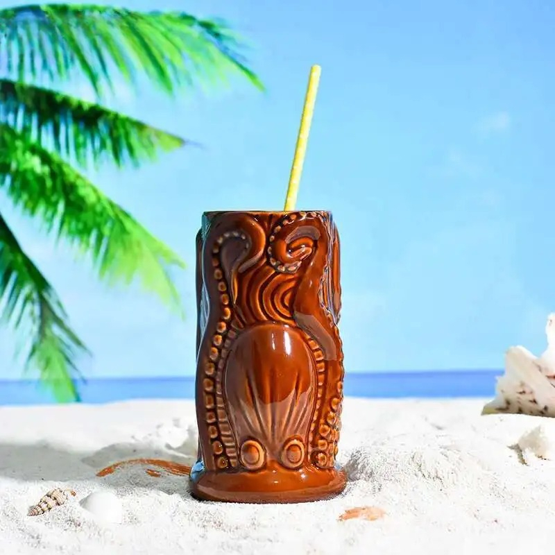 TIKI Bar Cocktail Cup Hawaii T - đánh giá và giá Wine Beer Mix Drink