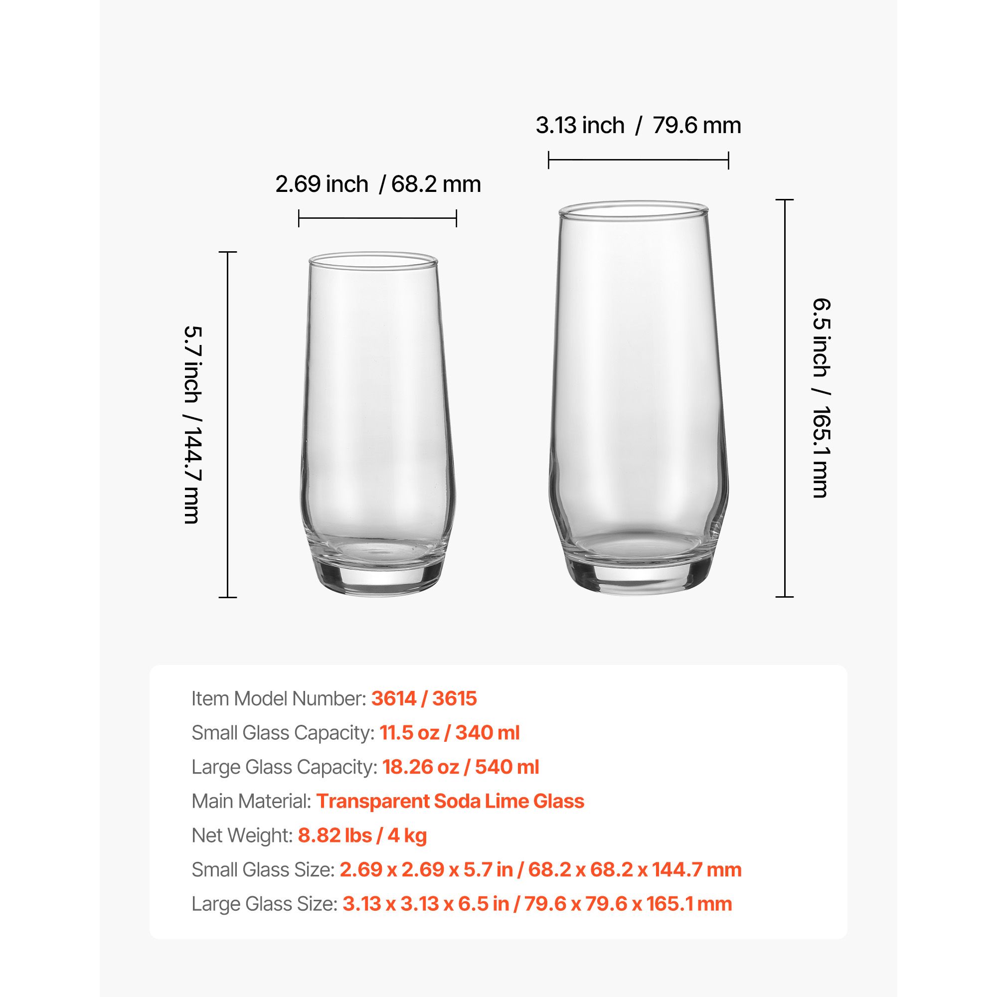 Drinking Glasses Set, 16-Piece - đánh giá và giá Wine Beer Mix Drink