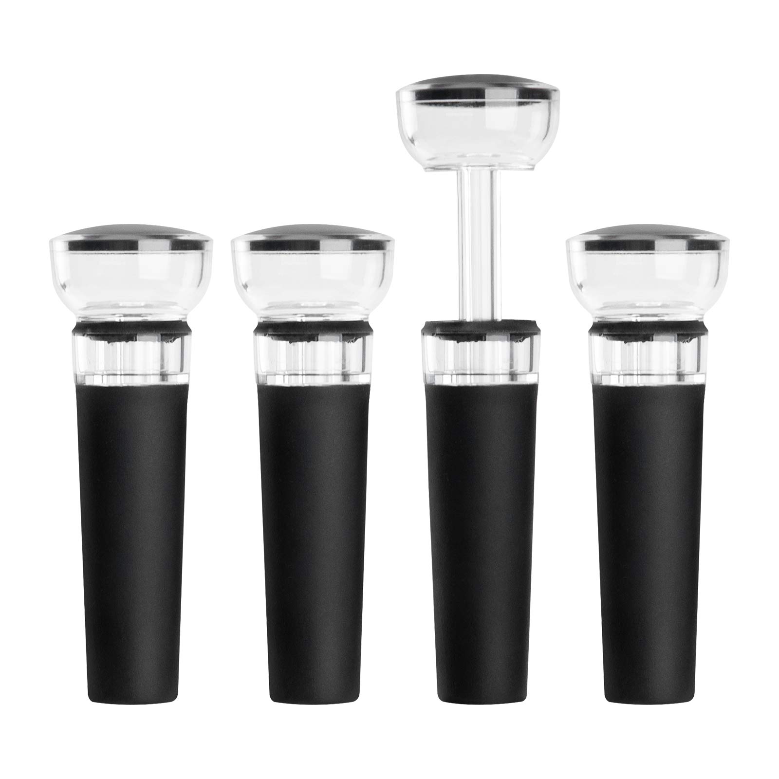 4 Pack Wine Stoppers with Buil - đánh giá và giá Wine Stopper Vacuum