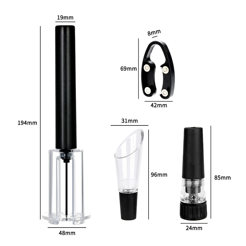 Air Pump Wine Bottle Opener Ai - đánh giá và giá Wine Stopper Vacuum