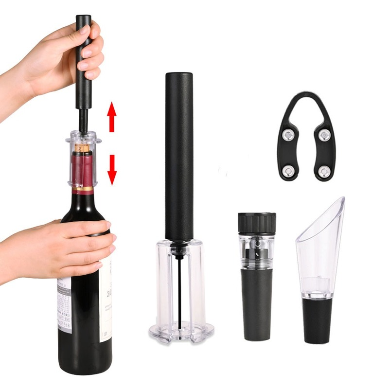 Air Pump Wine Bottle Opener Ai - đánh giá và giá Wine Stopper Vacuum